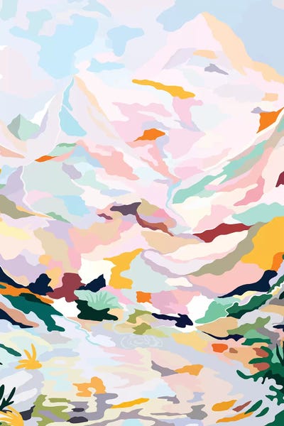 Alpine by Danse De Lune framed canvas print