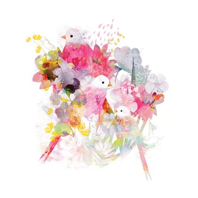 The Magical World Of Birds by Danse De Lune canvas print