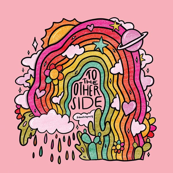Psychedelic: Other Side by Doodle By Meg