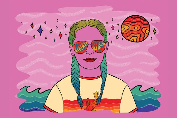 Doodle By Meg: Pisces Girl by Doodle By Meg