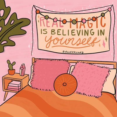 Real Magic by Doodle By Meg framed wall art