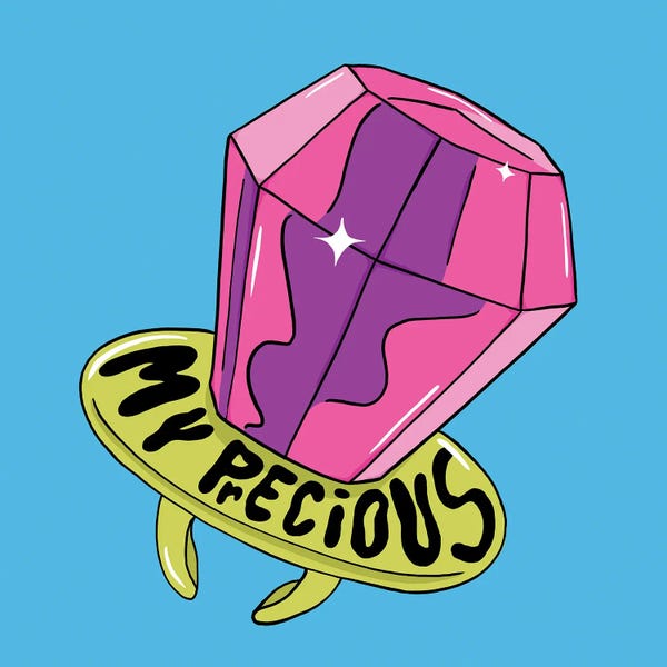 Psychedelic: Ring Pop by Doodle By Meg