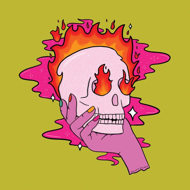 Skull On Fire