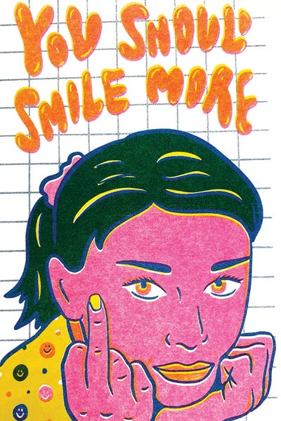 Unfiltered Thoughts: You Should Smile More by Doodle By Meg