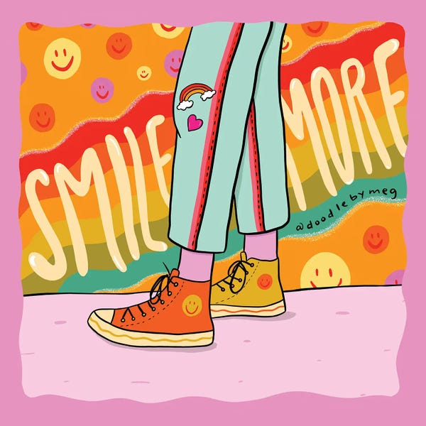 Legs: Smile More by Doodle By Meg