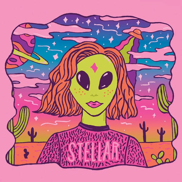 Aliens: Stellar Girl by Doodle By Meg