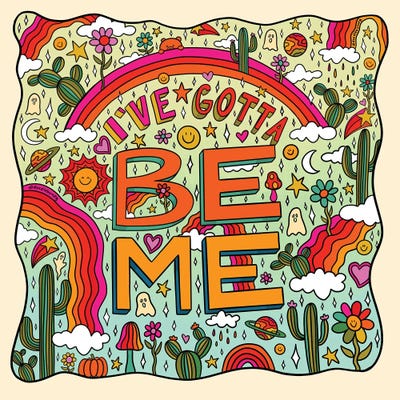 I've Gotta Be Me by Doodle By Meg multi panel art