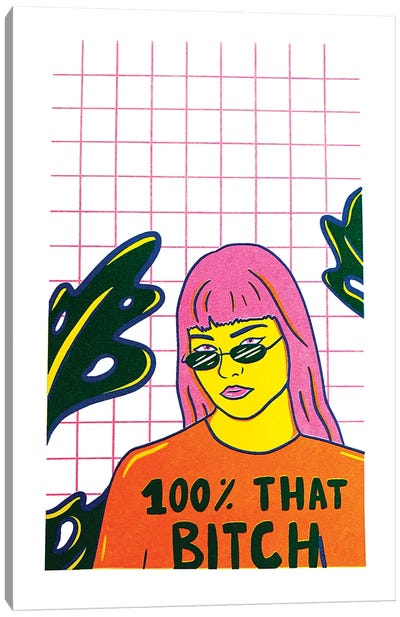 That Bitch Canvas Art Print - Doodle By Meg