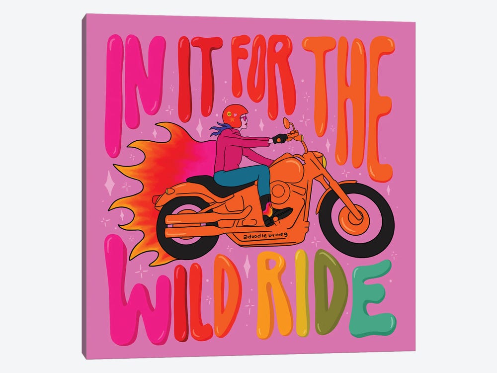 Wild Ride by Doodle By Meg 1-piece Canvas Print