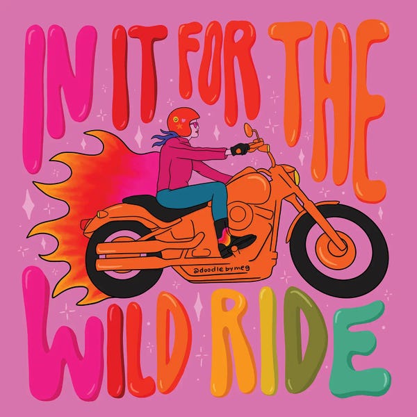 Women's Coats & Jackets: Wild Ride by Doodle By Meg