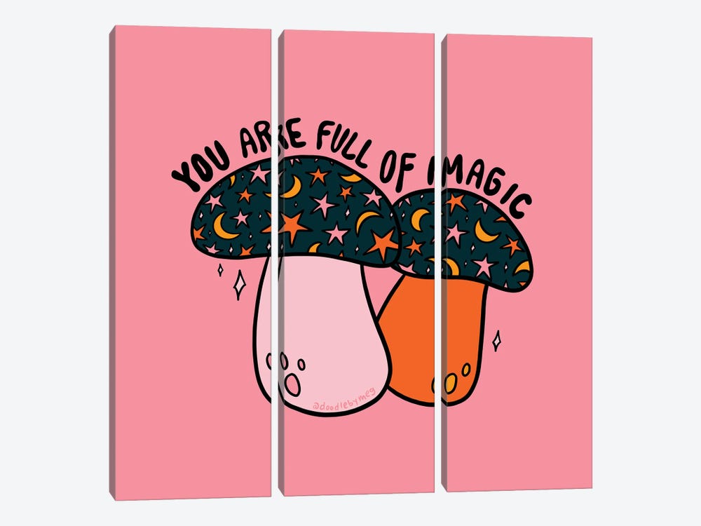You Are Full Of Magic by Doodle By Meg 3-piece Canvas Art Print