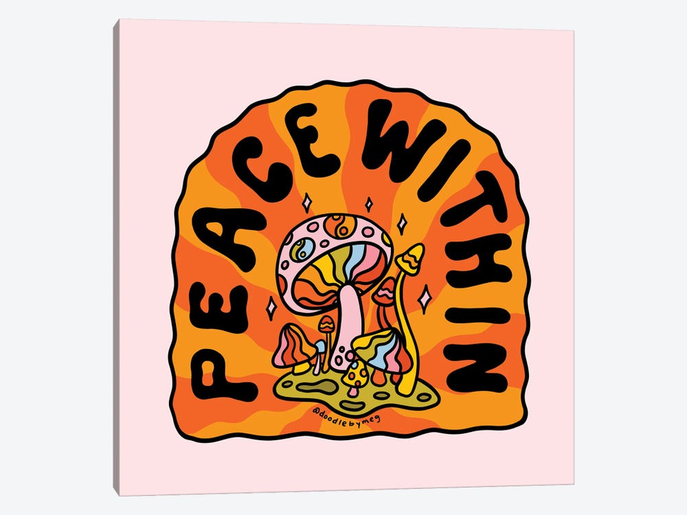 Peace Within by Doodle By Meg 1-piece Canvas Art