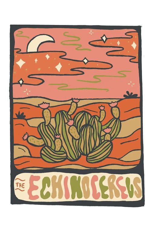 Cactus Tarot Cards- Echinocereus