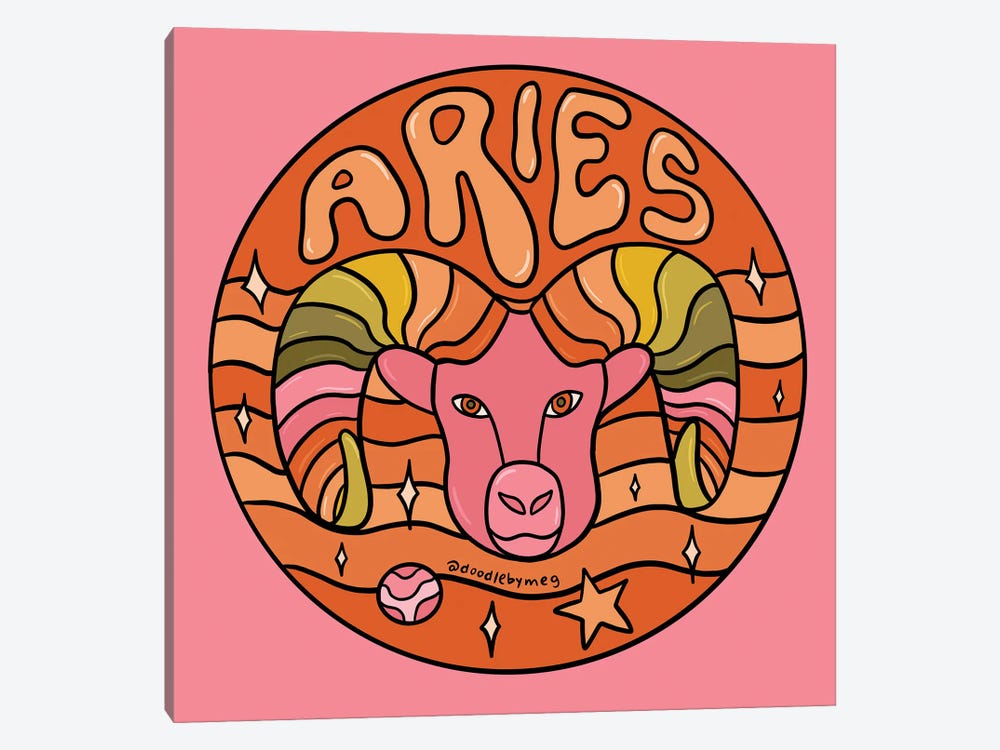 Aries by Doodle By Meg 1-piece Art Print