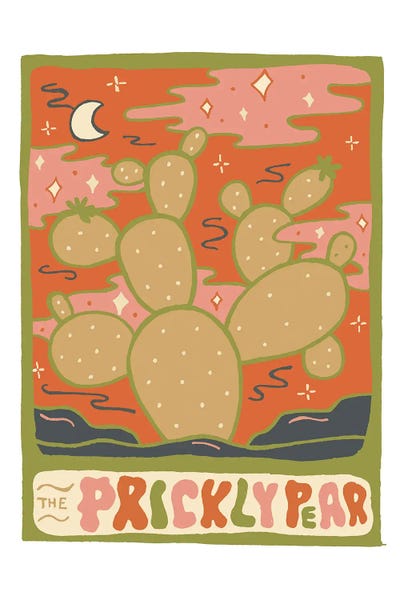 Doodle By Meg: Cactus Tarot Cards- Prickly Pear by Doodle By Meg