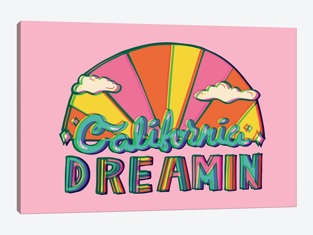 California Dreamin' by Doodle By Meg 1-piece Canvas Print