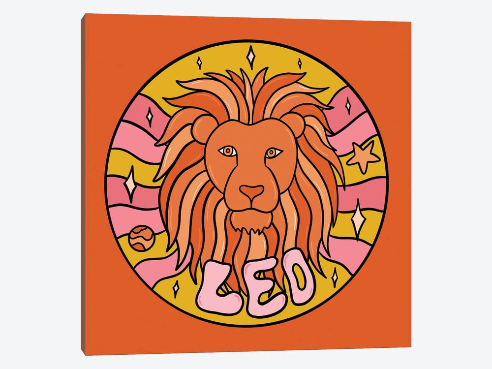 Leo by Doodle By Meg 1-piece Canvas Print