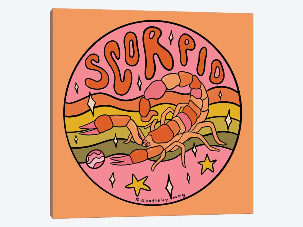 Scorpio by Doodle By Meg 1-piece Art Print