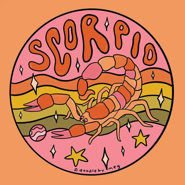 Doodle By Meg: Scorpio by Doodle By Meg