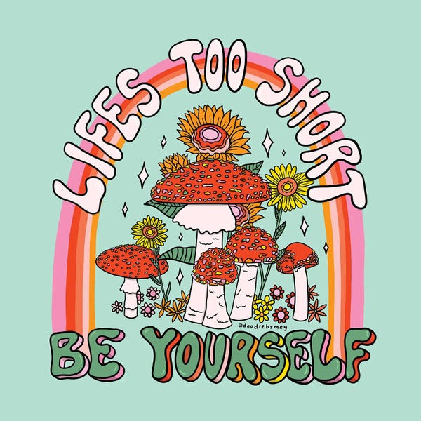 Unfiltered Thoughts: Be Yourself by Doodle By Meg