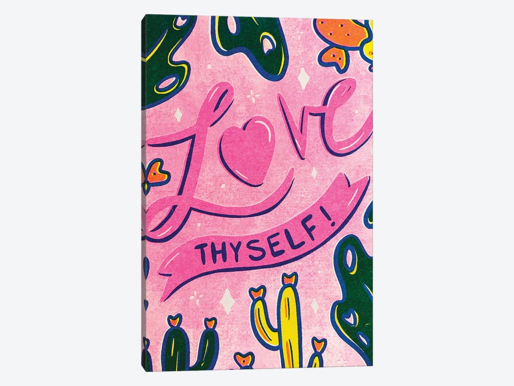 Love Thyself by Doodle By Meg 1-piece Canvas Art