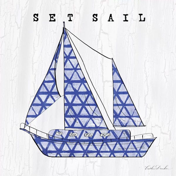 Kids Nautical Art: Boating Life IV by Caitlin Dundon