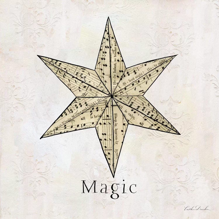 Vintage Christmas Magic by Caitlin Dundon wall art