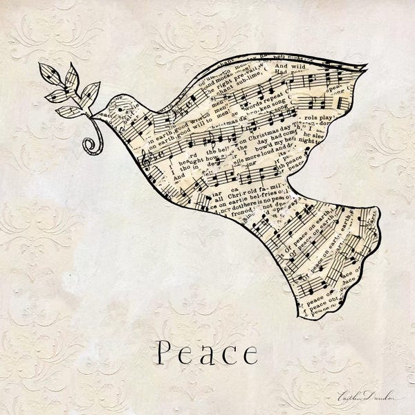 Doves & Pigeons: Vintage Christmas Peace by Caitlin Dundon