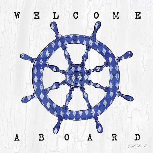 Kids Nautical Art: Boating Life II by Caitlin Dundon