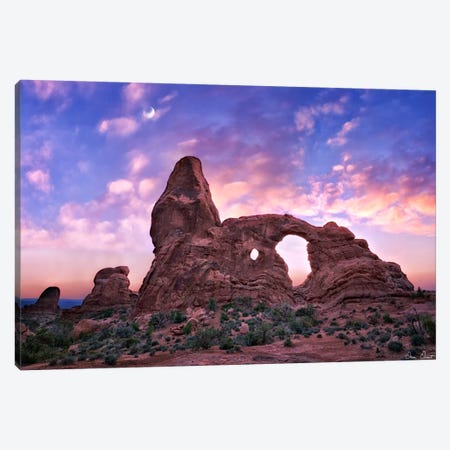 Sunset in The Desert I Canvas Print #DDR61} by David Drost Canvas Wall Art