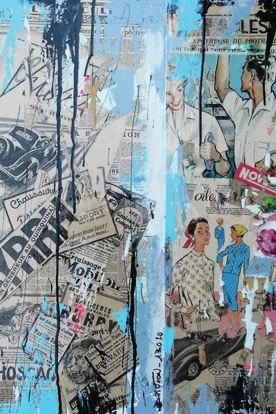 Gifts Inspired by reputation: Newspaper Collage by David Drioton