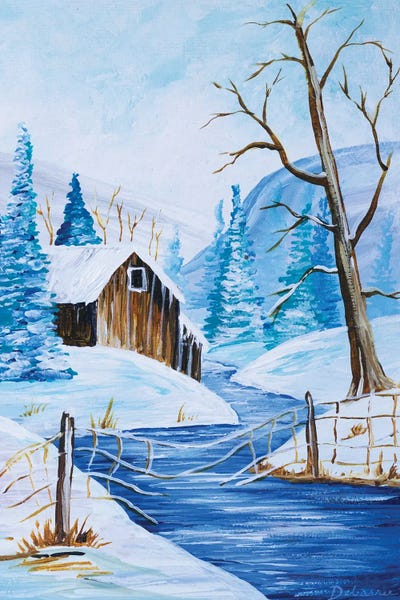 Debasree Dey: Cabin By The River by Debasree Dey