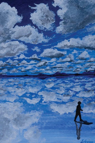 Debasree Dey: Clouds Reflection by Debasree Dey