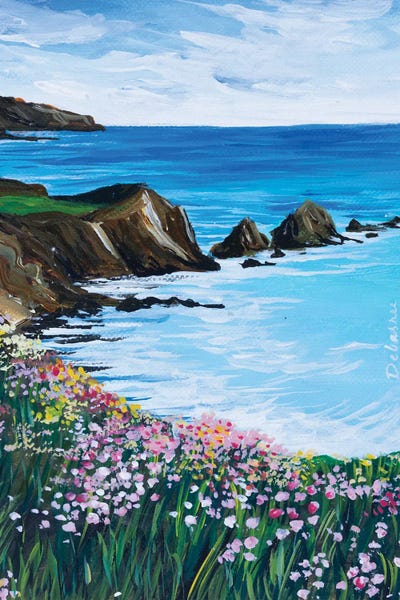 Debasree Dey: Coastal Wildflowers I by Debasree Dey