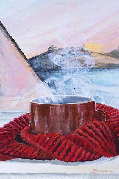 Debasree Dey: Coffee And Blanket by Debasree Dey