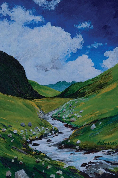 Mountain Stream by Debasree Dey wall art