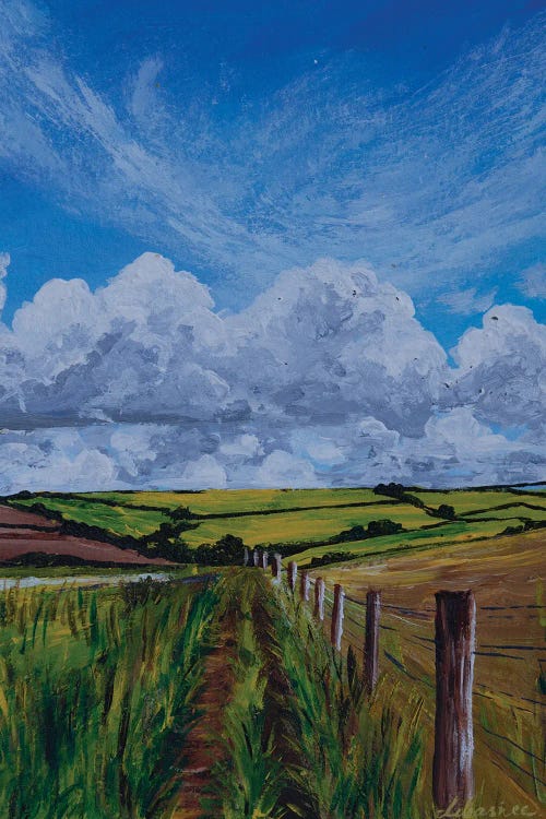 A Walk In The Field by Debasree Dey wall art