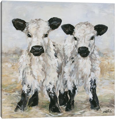 Freckles And Speckles Canvas Art Print - Debi Coules Farm Animals