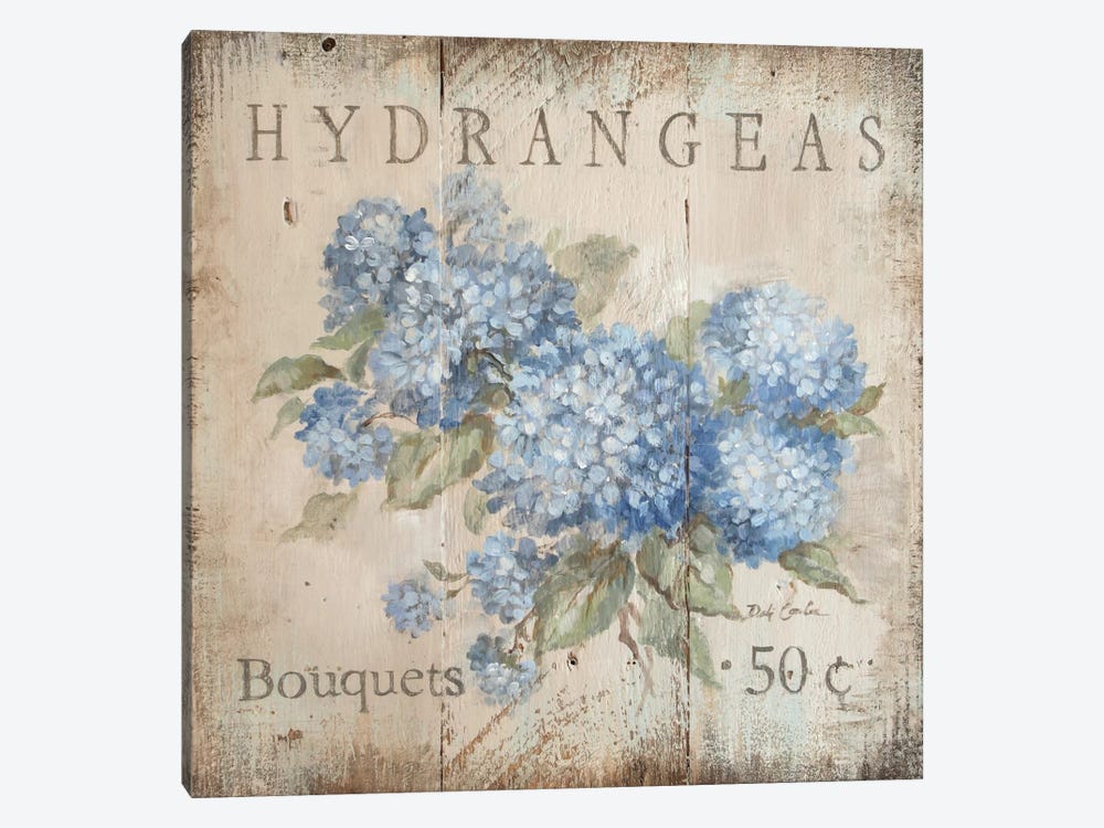 Hydrangeas Bouquets (50 Cents) by Debi Coules 1-piece Canvas Print