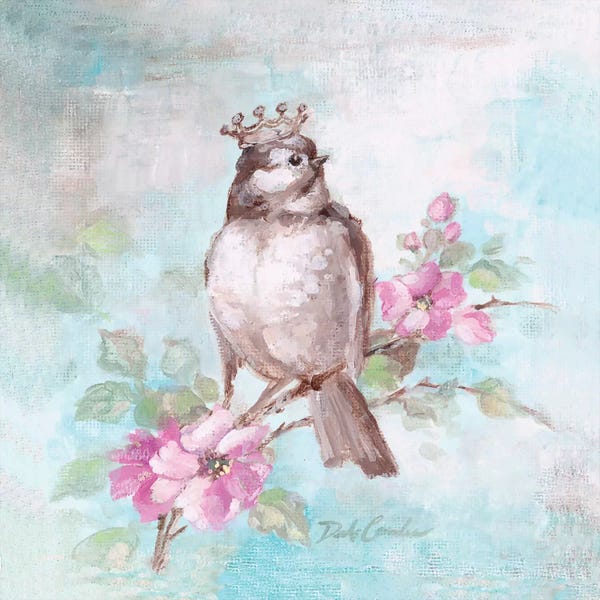 Debi Coules: French Crown & Feathers II by Debi Coules