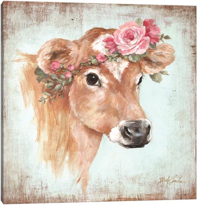 Rosie Canvas Art Print - Flower Art