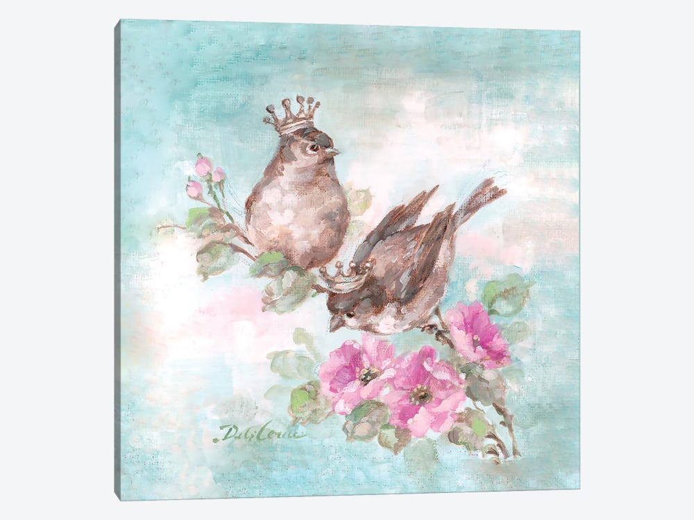 French Crown Songbirds I by Debi Coules 1-piece Canvas Art
