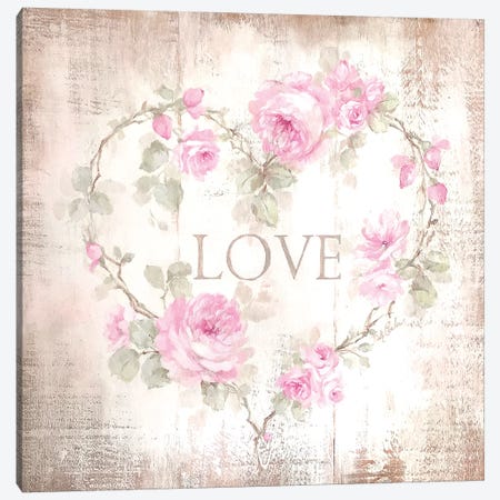 Love Sign Canvas Print #DEB125} by Debi Coules Canvas Wall Art