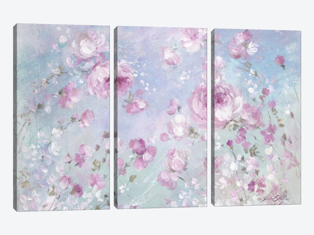 Blooming Roses by Debi Coules 3-piece Canvas Wall Art