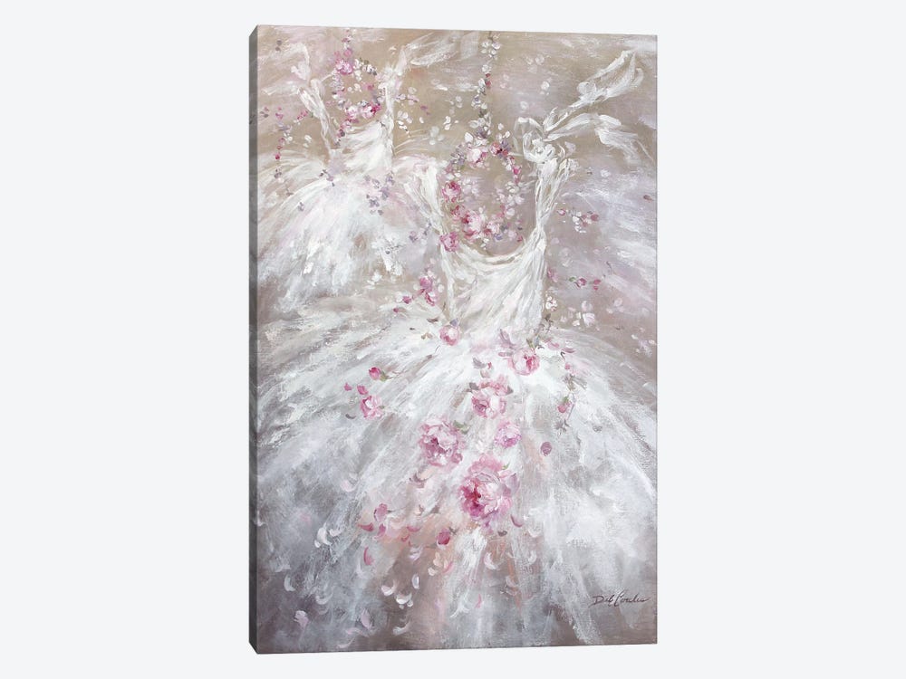 Tutu And Rose Crowns II by Debi Coules 1-piece Canvas Art Print