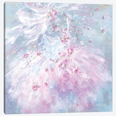 Whispering Rosebuds Tutu I Canvas Print #DEB135} by Debi Coules Canvas Art Print
