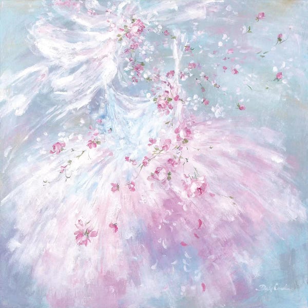 Shabby Chic Décor: Whispering Rosebuds Tutu I by Debi Coules
