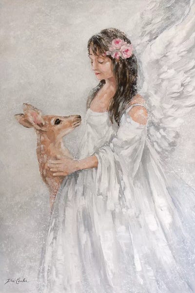 Debi Coules: Snow Fawn by Debi Coules