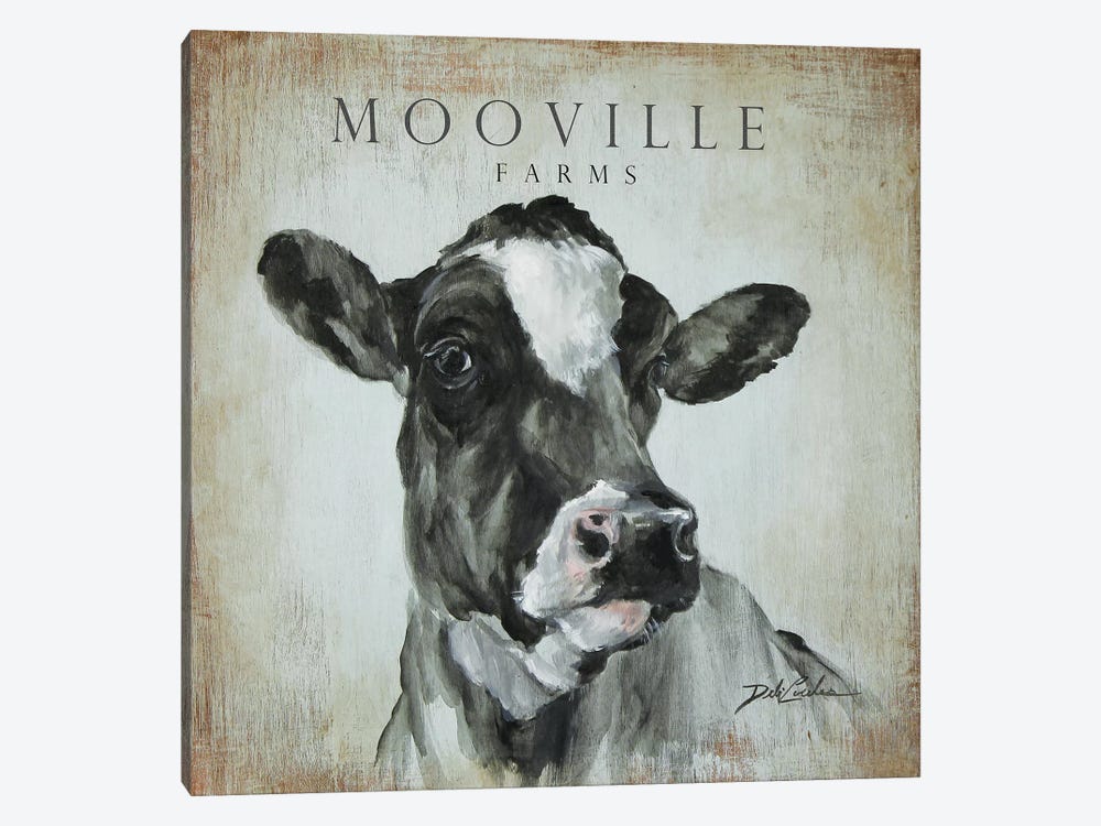 MooVille Farms by Debi Coules 1-piece Canvas Wall Art