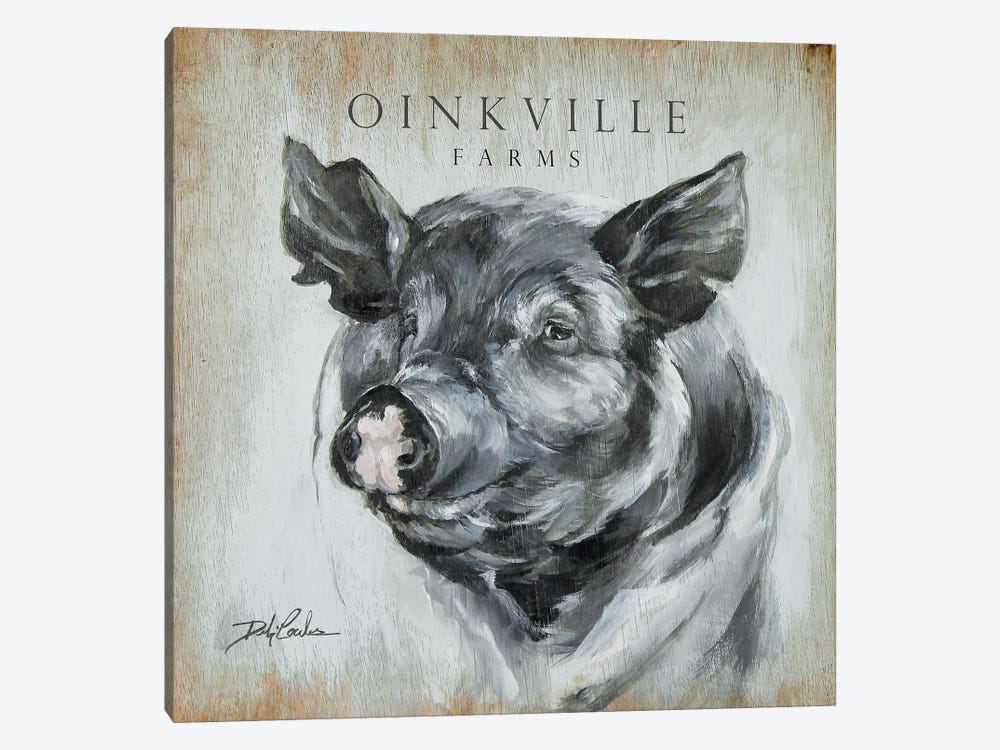 OinkVille Farms by Debi Coules 1-piece Art Print